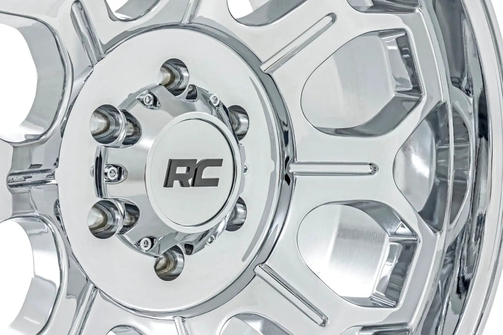 Rough Country 77 Series Wheel | One-Piece | Chrome | 20x9 | 6x5.5 | 0mm by Rough Country