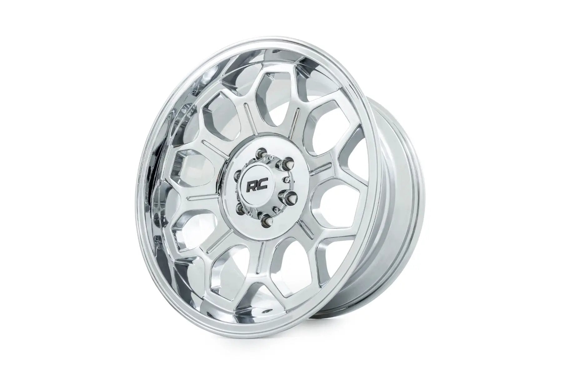 Rough Country 77 Series Wheel | One-Piece |Chrome | 22x12 | 8x180 | -44mm by Rough Country