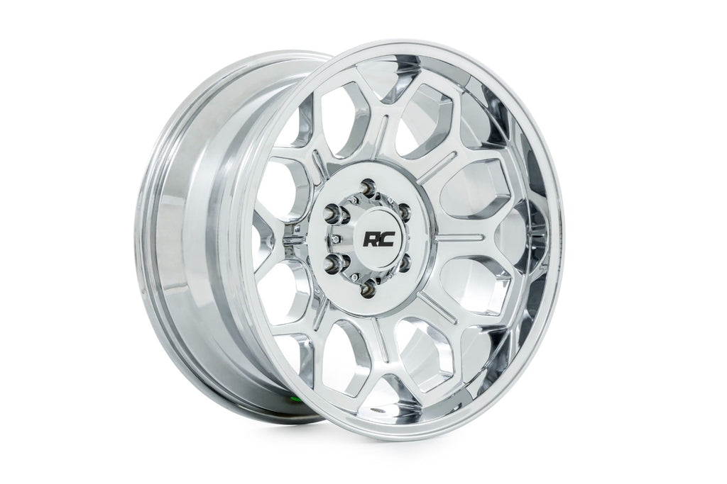 Rough Country 77 Series Wheel | One-Piece | Chrome | 20x10 | 6x135 | -25mm by Rough Country