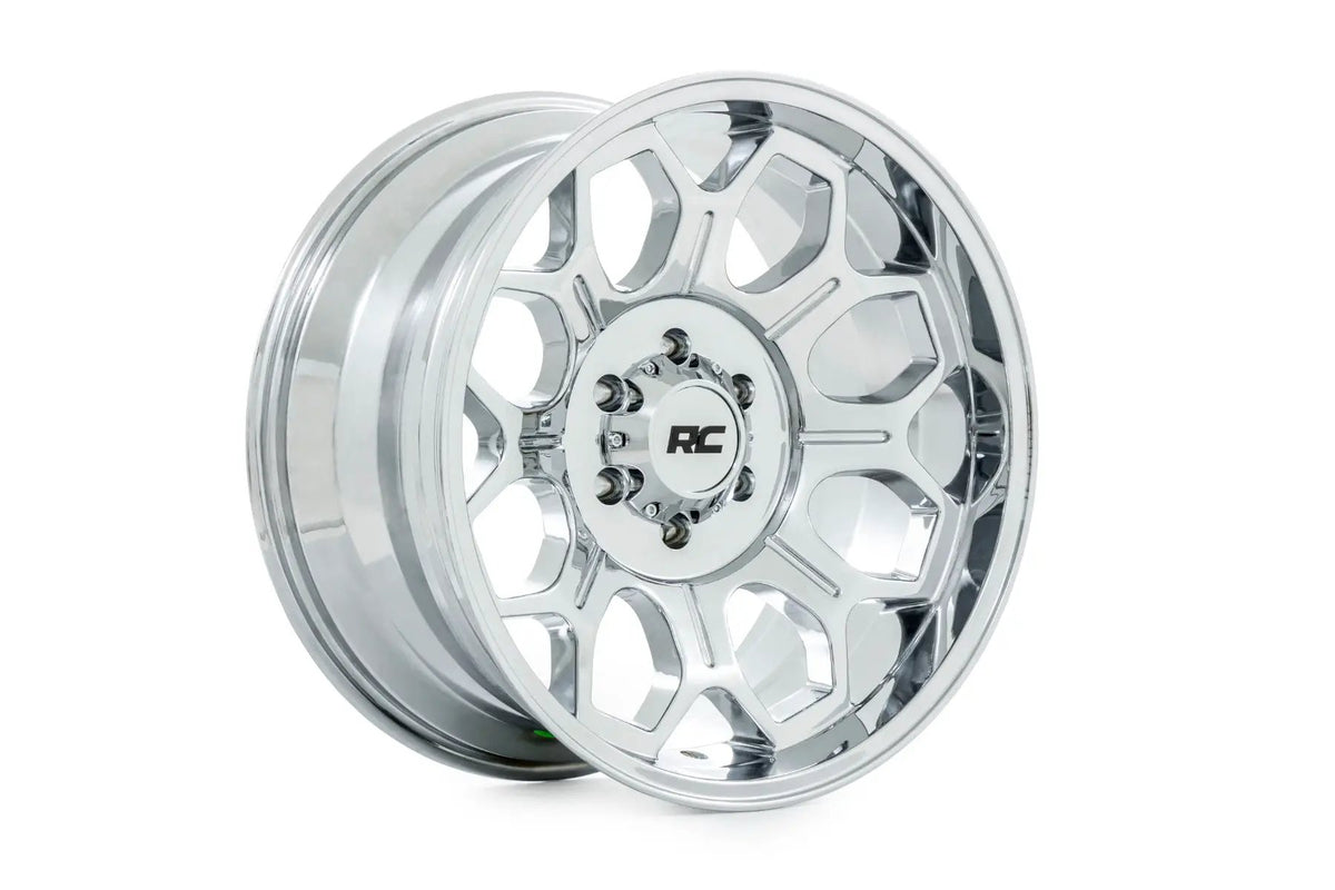 Rough Country 77 Series Wheel | One-Piece |Chrome | 22x12 | 8x170 | -44mm