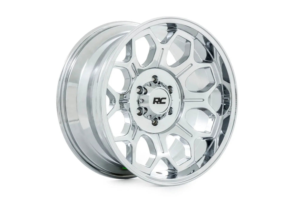 Rough Country 77 Series Wheel | One-Piece |Chrome | 22x12 | 8x170 | -44mm by Rough Country