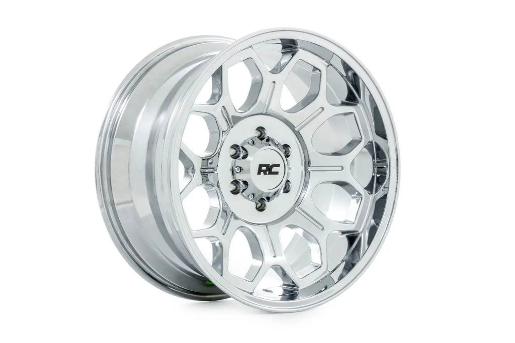 Rough Country 77 Series Wheel | One-Piece |Chrome | 22x12 | 8x180 | -44mm by Rough Country