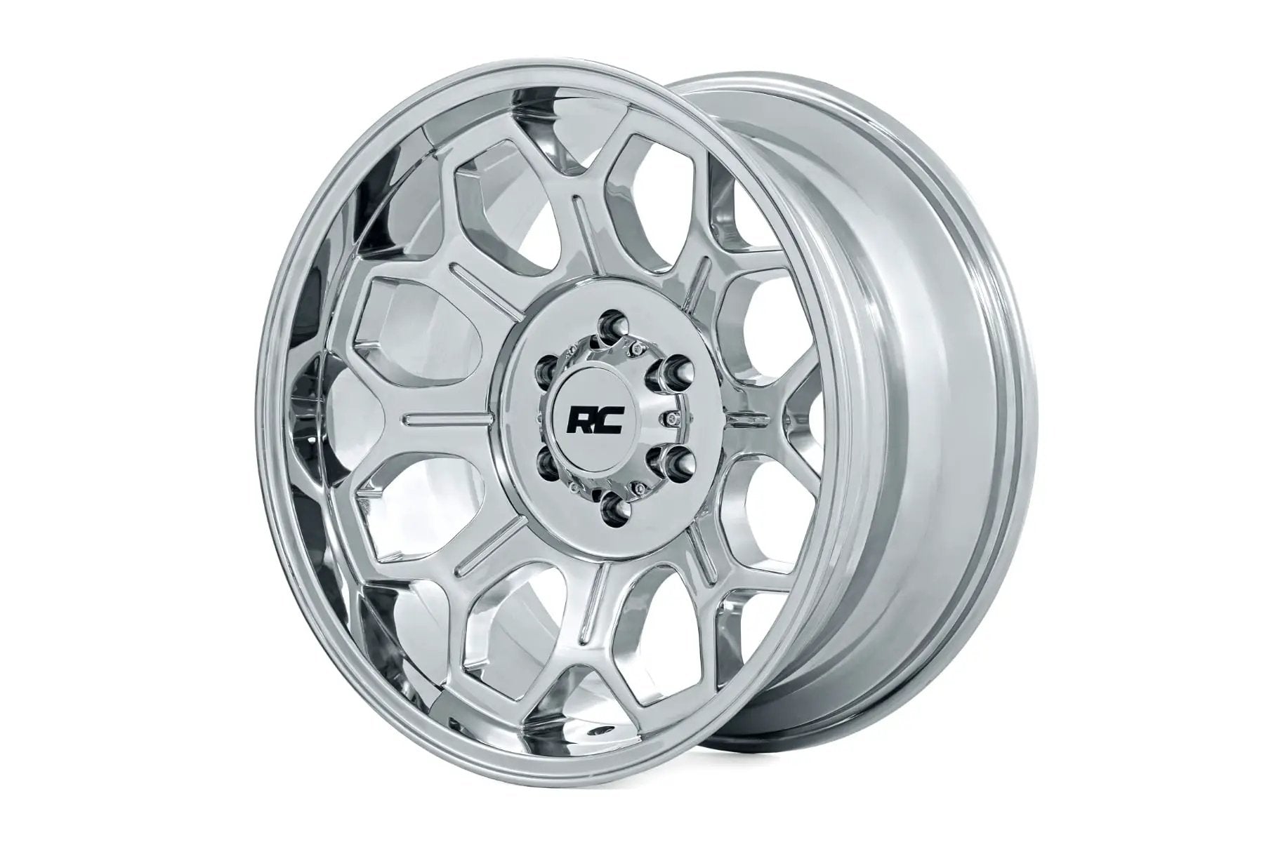 Rough Country 77 Series Wheel | One-Piece |Chrome | 22x12 | 8x180 | -44mm by Rough Country