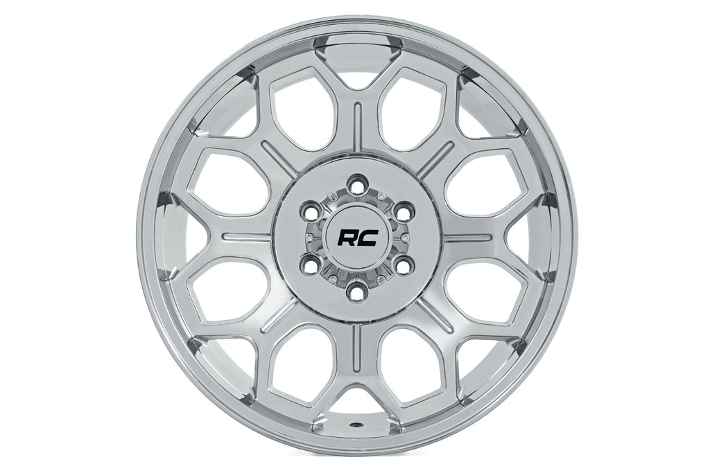Rough Country 77 Series Wheel | One-Piece | Chrome | 20x9 | 6x5.5 | 0mm by Rough Country