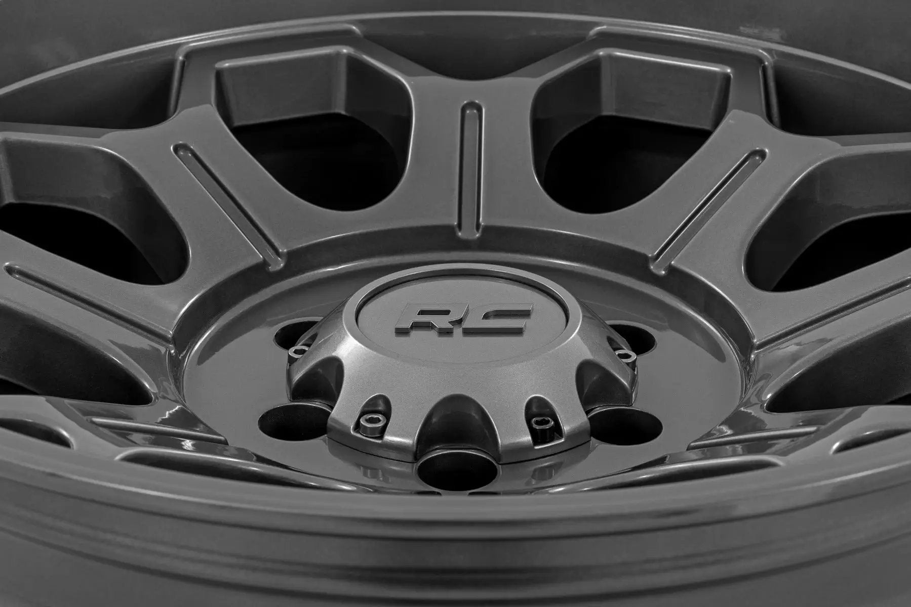 Rough Country 77 Series Wheel | One-Piece | Gunmetal Gray | 20x9 | 6x135 | +18mm by Rough Country