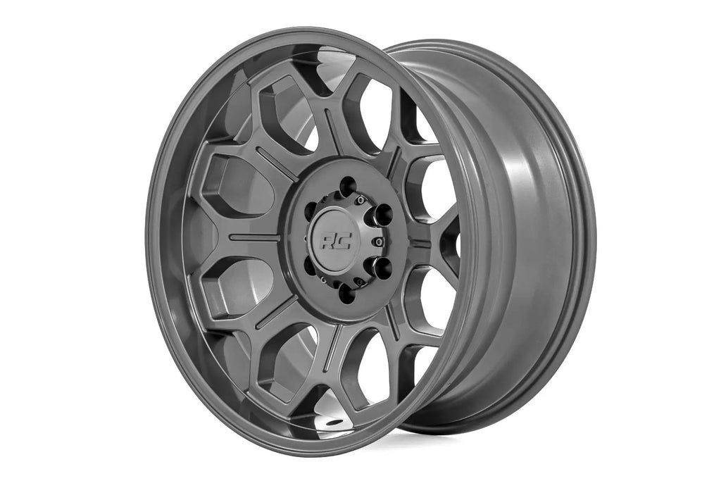 Rough Country 77 Series Wheel | One-Piece | Gunmetal Gray | 20x10 | 6x135 | -25mm by Rough Country