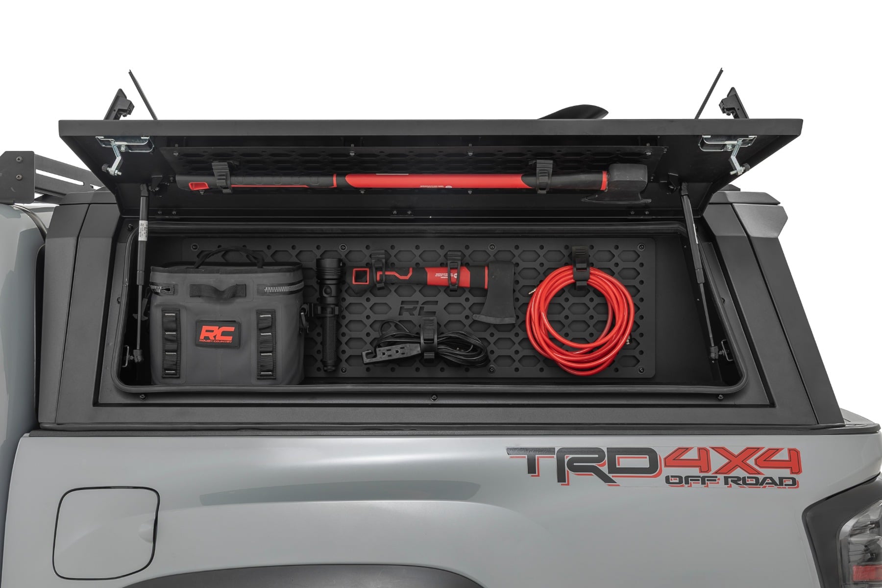 Bed Cap Molle Panel Side Storage Bin | Drivers Side | Toyota Tacoma (16-23) by Rough Country