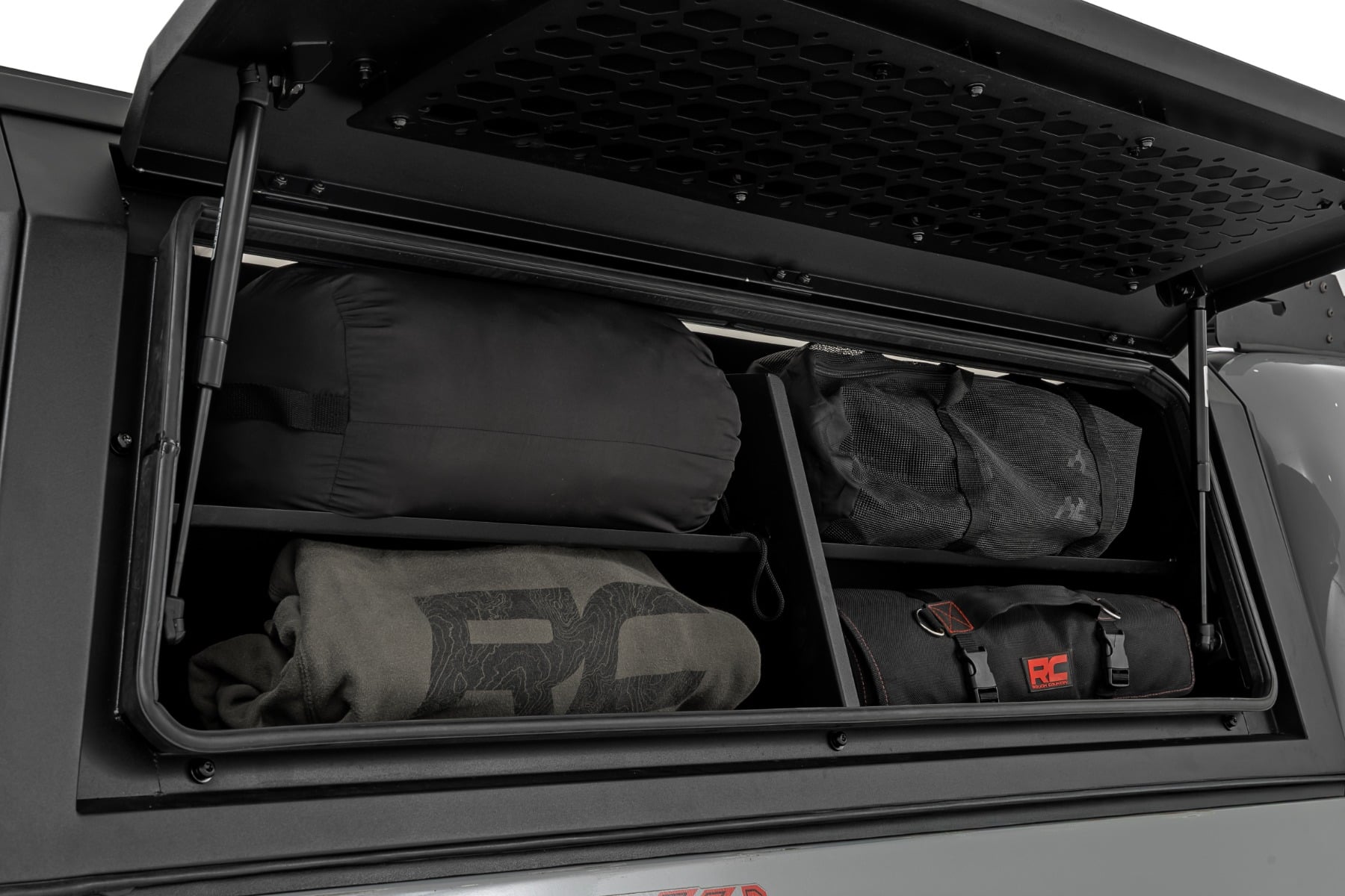 Bed Cap Side Shelf Storage Bin | Passengers Side | Toyota Tacoma (16-23) by Rough Country