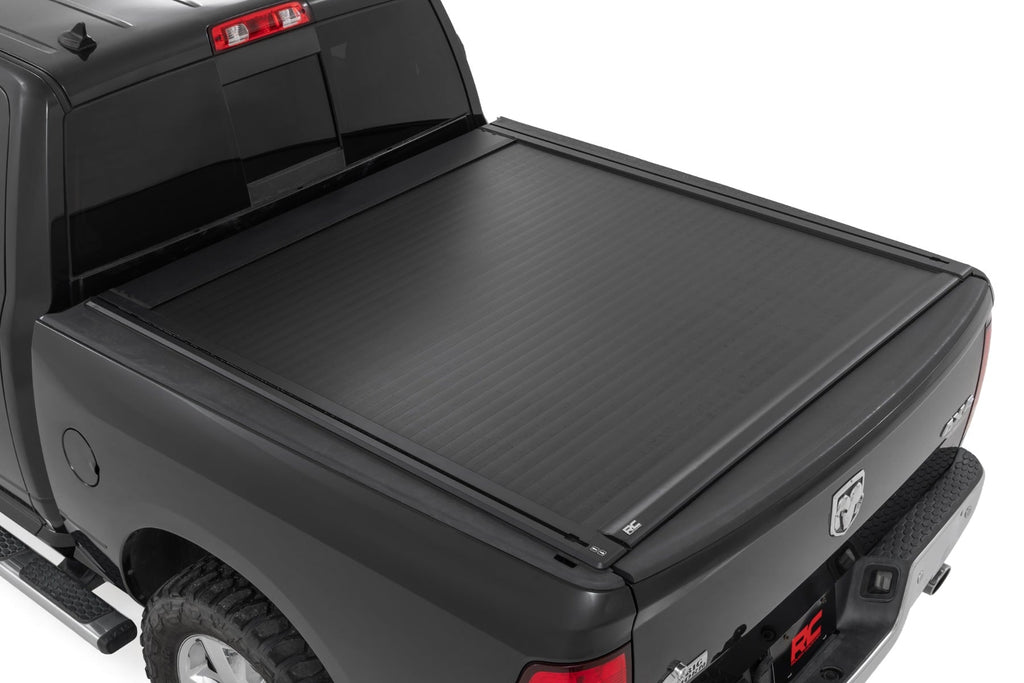 Powered Retractable Bed Cover | 5'7" Bed | Ram 1500 2WD/4WD (2009-2018 & Classic) by Rough Country