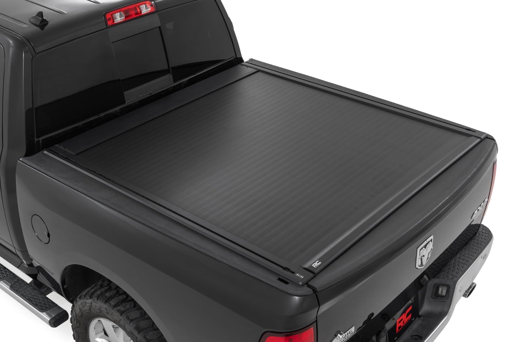 Powered Retractable Bed Cover | 5'7" Bed | Ram 1500 2WD/4WD (2009-2018 & Classic) by Rough Country