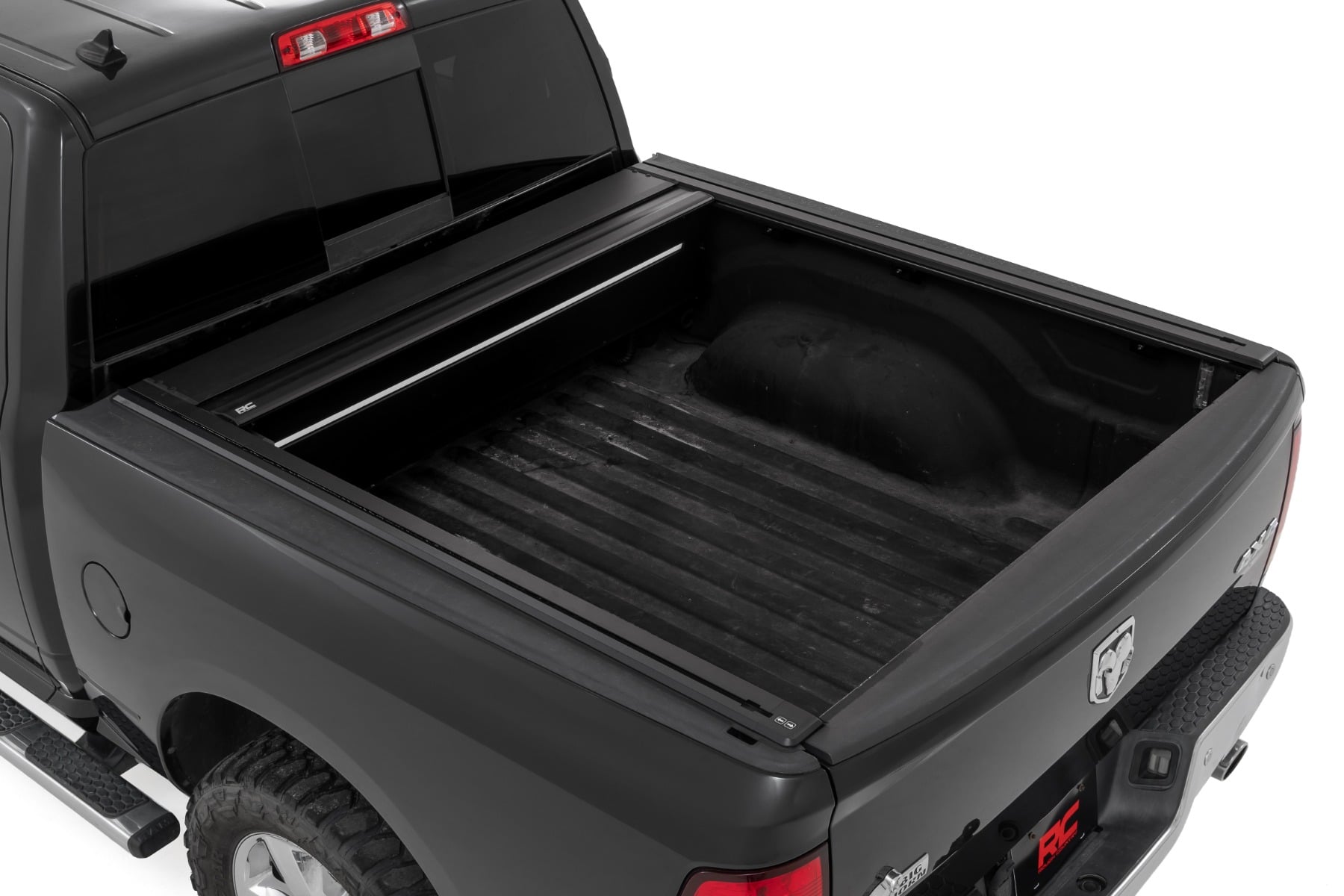 Powered Retractable Bed Cover | 5'7" Bed | Ram 1500 2WD/4WD (2009-2018 & Classic) by Rough Country
