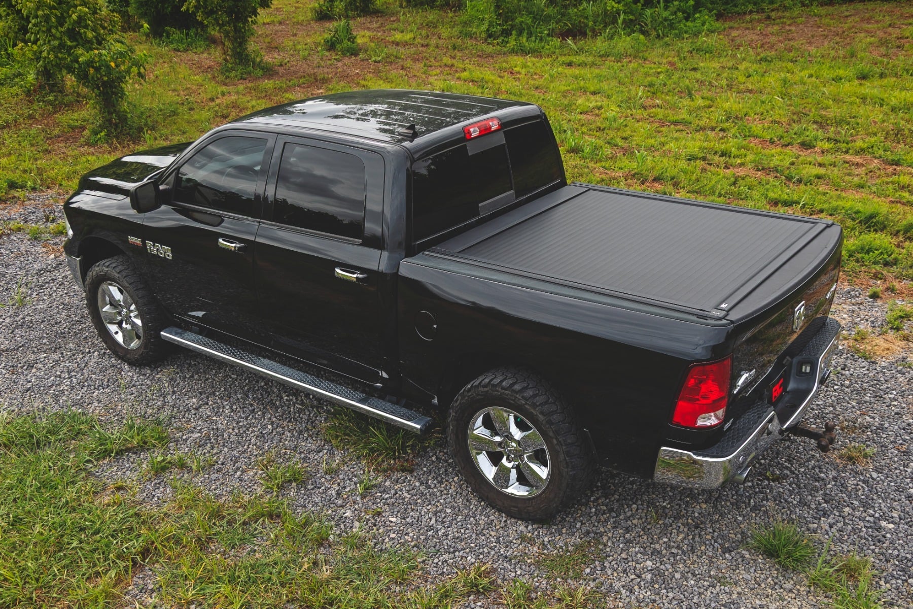 Powered Retractable Bed Cover | 5'7" Bed | Ram 1500 2WD/4WD (2009-2018 & Classic) by Rough Country