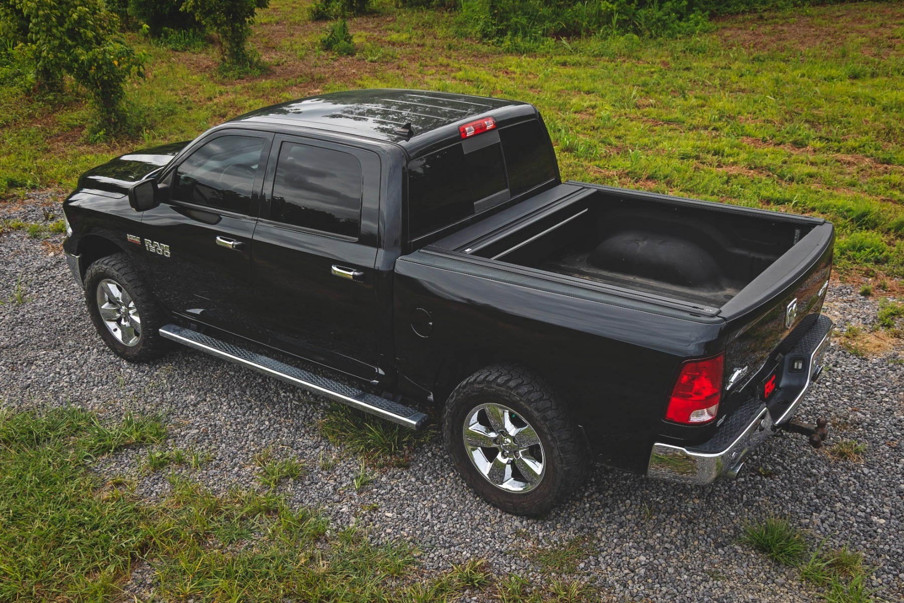 Powered Retractable Bed Cover | 5'7" Bed | Ram 1500 2WD/4WD (2009-2018 & Classic) by Rough Country