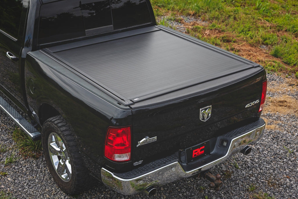 Powered Retractable Bed Cover | 5'7" Bed | Ram 1500 2WD/4WD (2009-2018 & Classic) by Rough Country