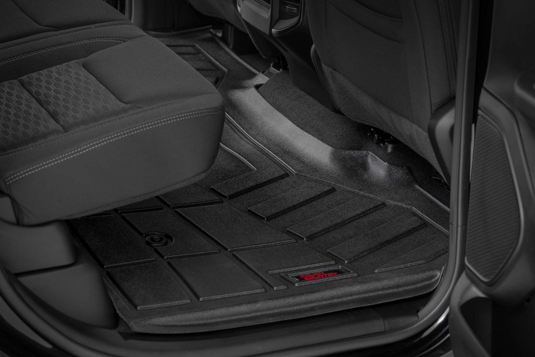 Sure-Fit Floor Mats | Front & Rear | Crew | Ram 1500 2WD/4WD (2025-2026) by Rough Country