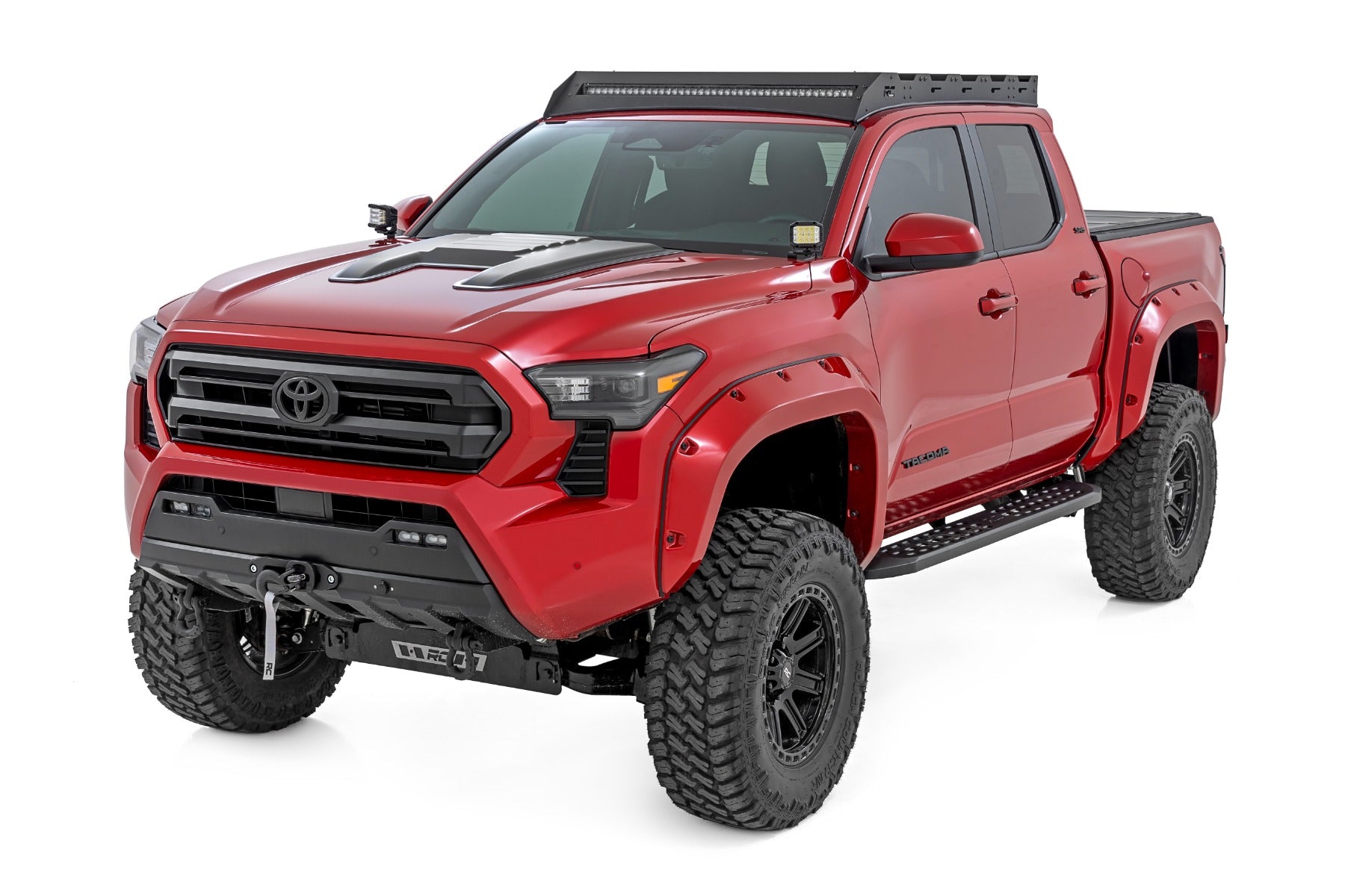 Hood Scoop | 202 Gloss Black | Toyota 4Runner (25-26)/Tacoma (24-26) by Rough Country