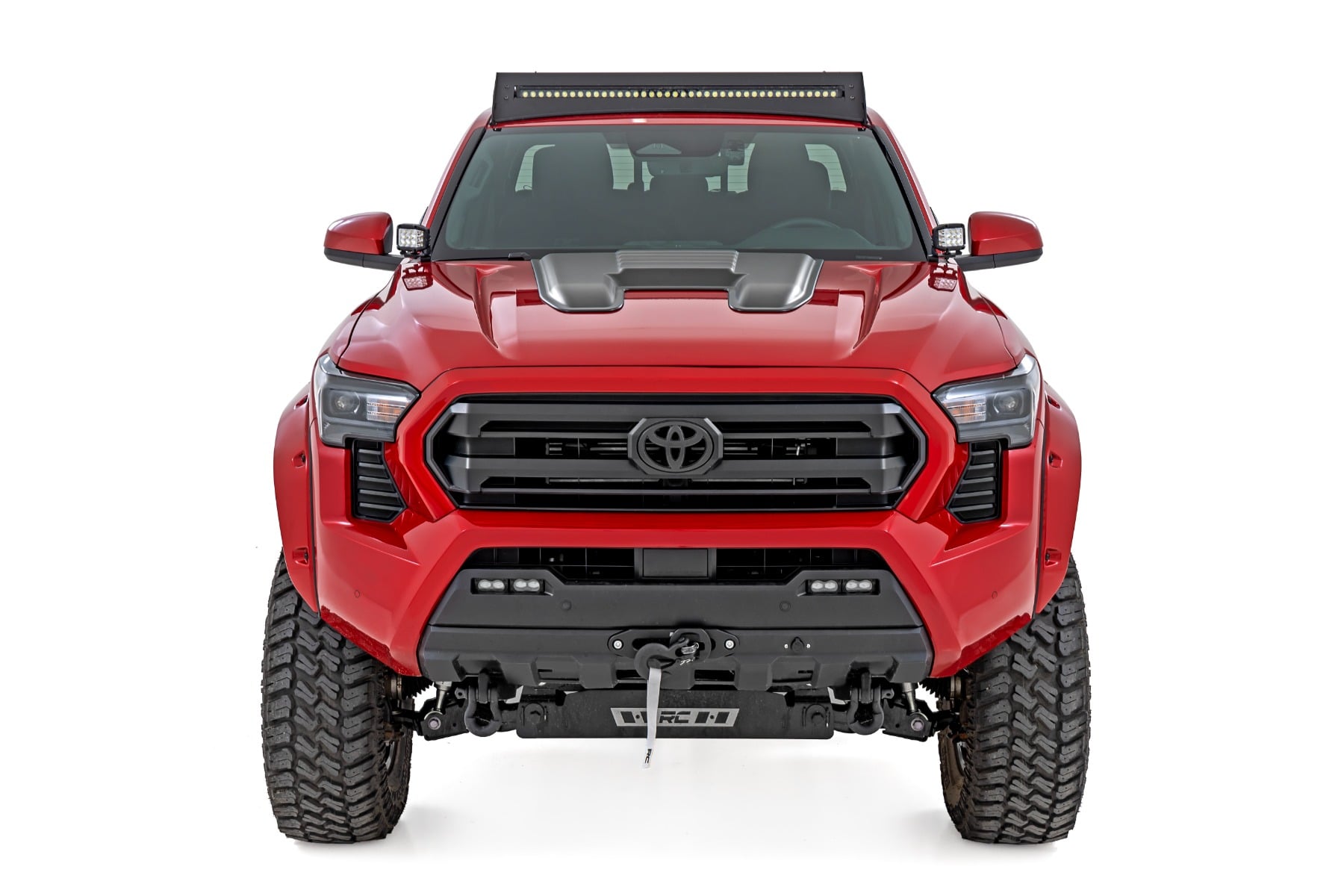 Hood Scoop | 202 Gloss Black | Toyota 4Runner (25-26)/Tacoma (24-26) by Rough Country
