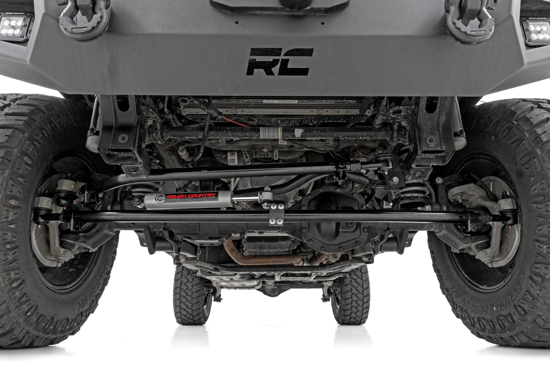 High Steer Kit | w/ N3 Steering Stabilizer | Jeep Gladiator JT/Wrangler JL (18-26) by Rough Country