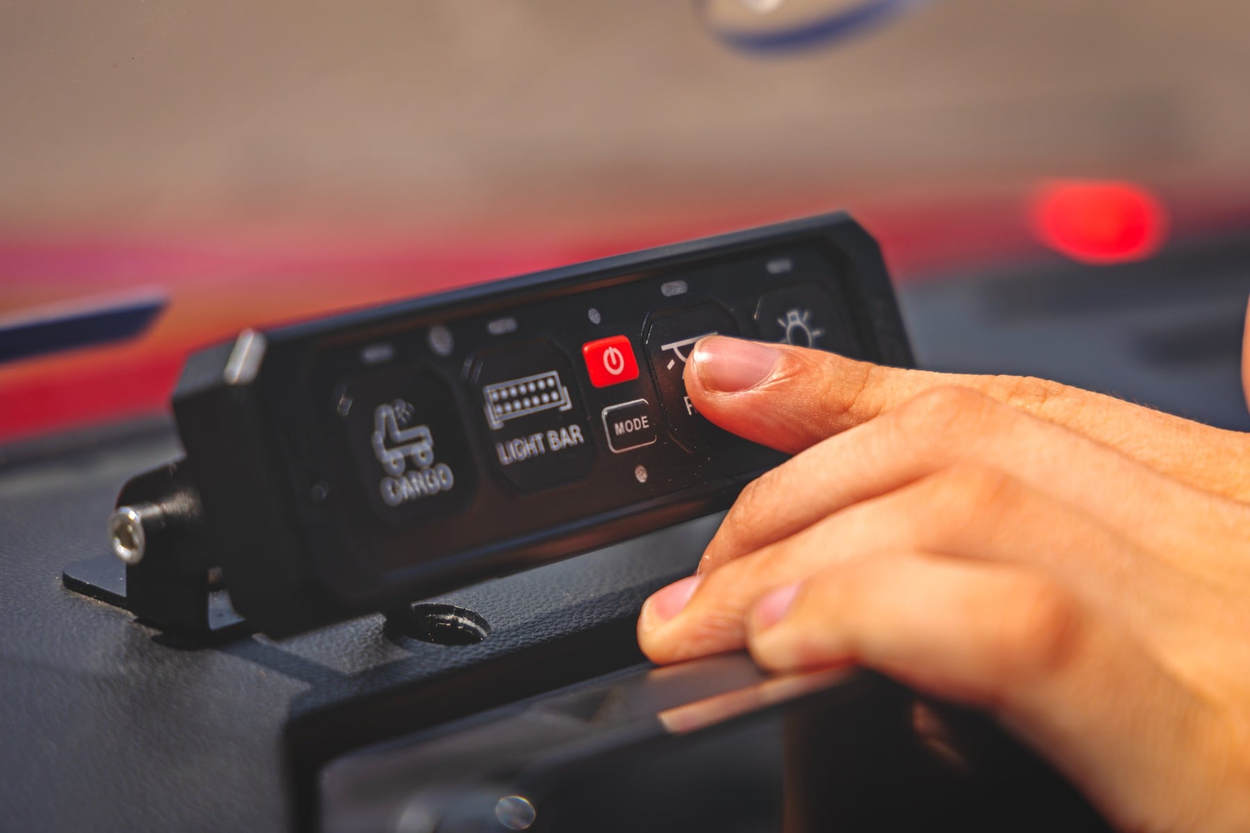 4 Gang Switch Panel | RGB Backlit Buttons | Multifunction Modes by Rough Country