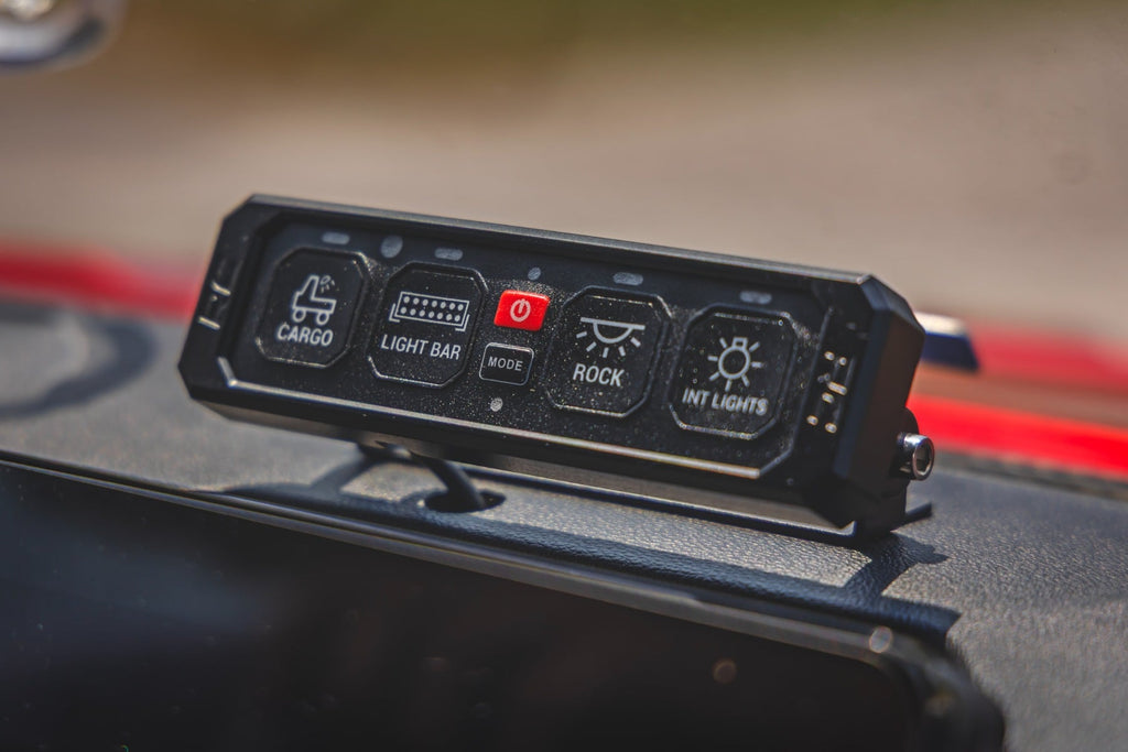 4 Gang Switch Panel | RGB Backlit Buttons | Multifunction Modes by Rough Country