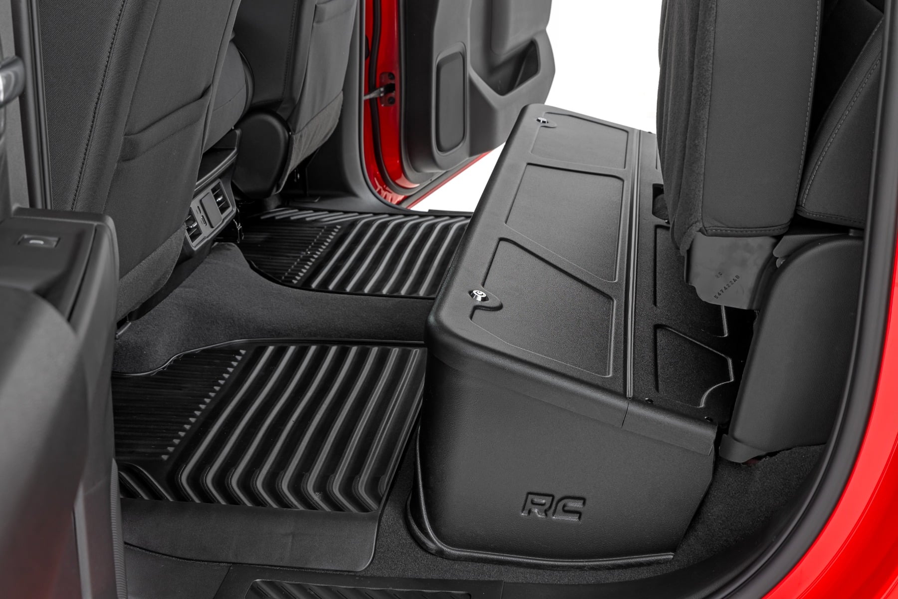 Under Seat Storage with Locking Lid | Crew Cab | Chevy/GMC 1500/2500HD/3500HD (19-26) by Rough Country