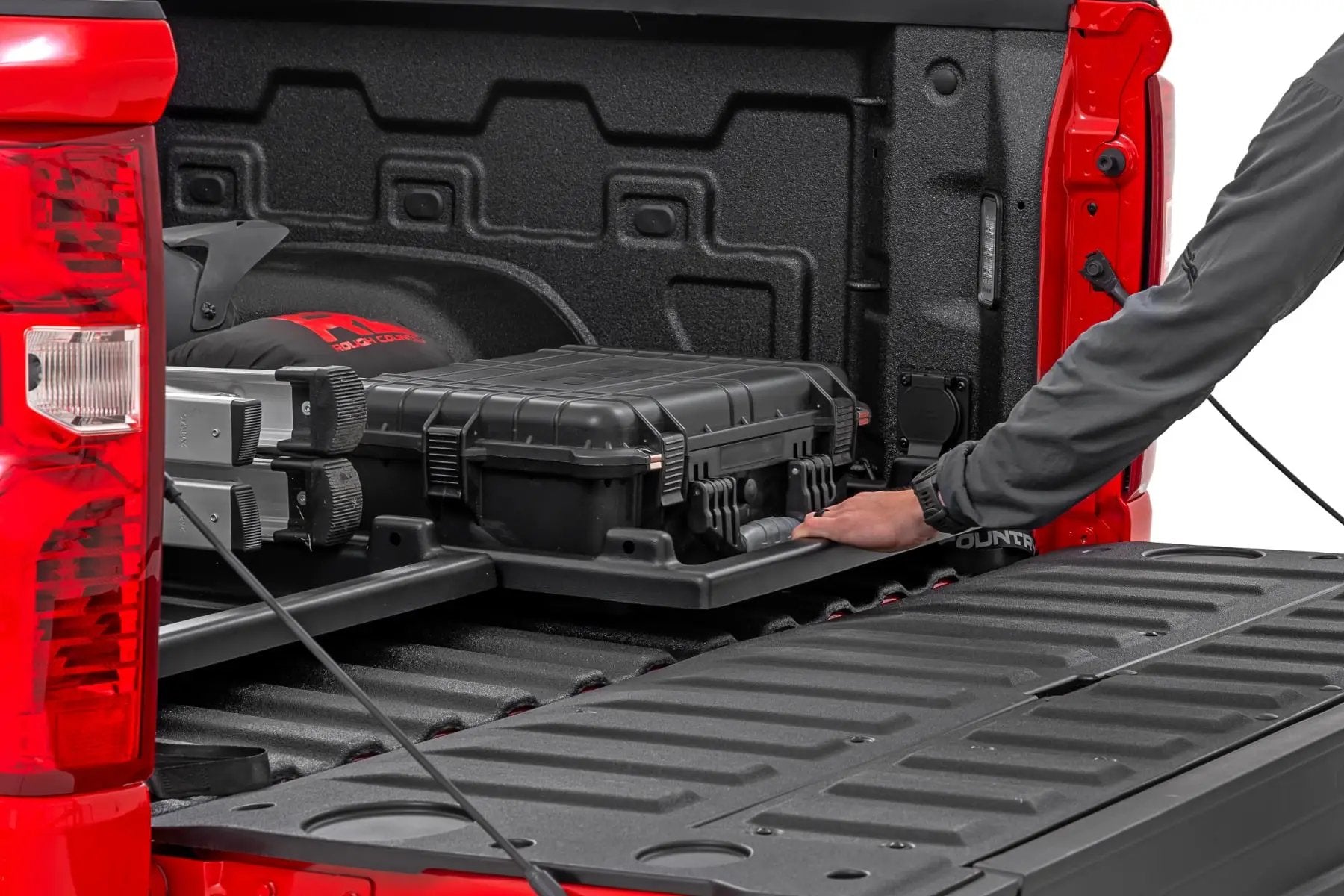 Slide-Out Truck Bed Cargo Trays | Fits 5'7"-6'4" Beds | Easy Tailgate Access by Rough Country