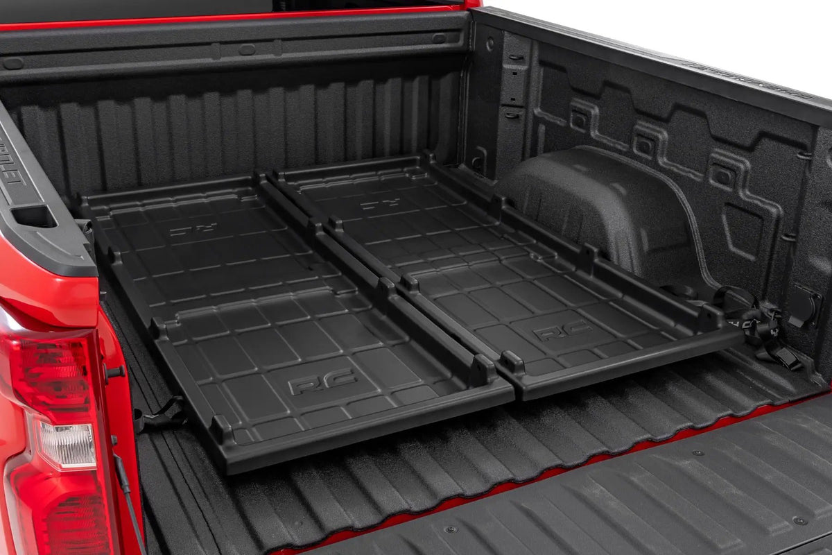 Slide-Out Truck Bed Cargo Trays | Fits 5'7"-6'4" Beds | Easy Tailgate Access by Rough Country