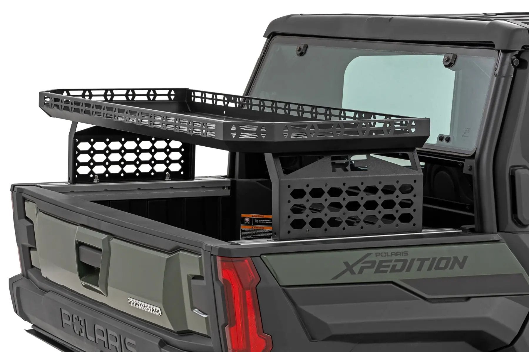 Bed Rack | Spare Tire Mount | Polaris Xpedition XP by Rough Country