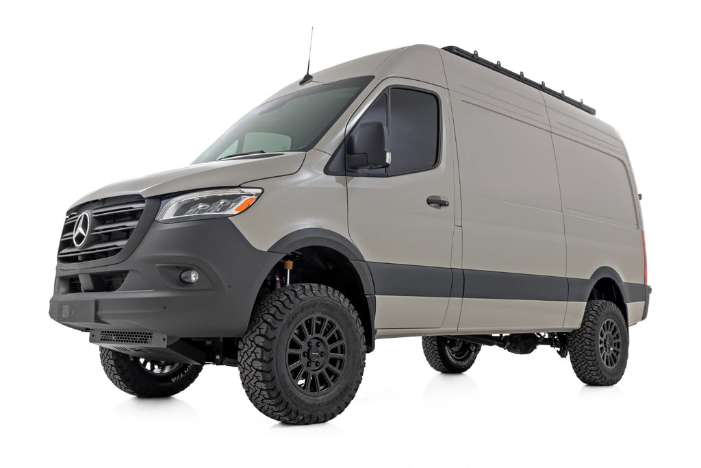 Skid Plate | 2" Cradle Drop | Mercedes-Benz Sprinter 3500 (19-22)/Sprinter 3500XD (19-25) by Rough Country