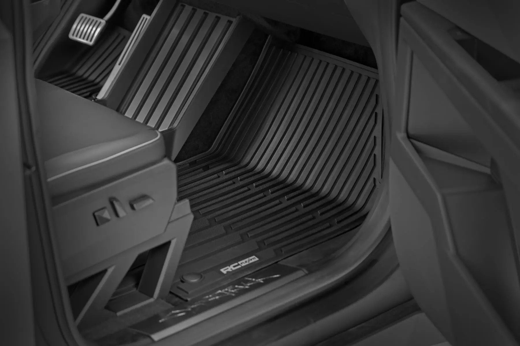 Flex-Fit Floor Mats | FR & RR | Tesla Cybertruck 4WD (2024-2026) by Rough Country