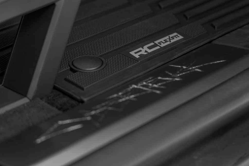 Flex-Fit Floor Mats | FR & RR | Tesla Cybertruck 4WD (2024-2026) by Rough Country