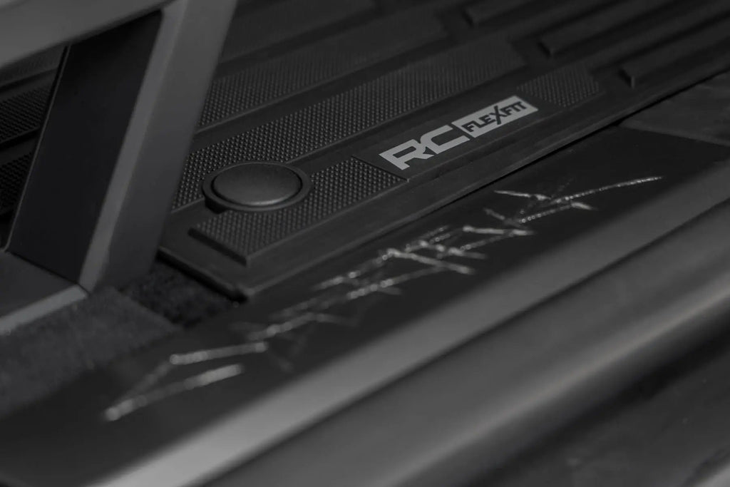 Flex-Fit Floor Mats | FR & RR | Tesla Cybertruck 4WD (2024-2026) by Rough Country