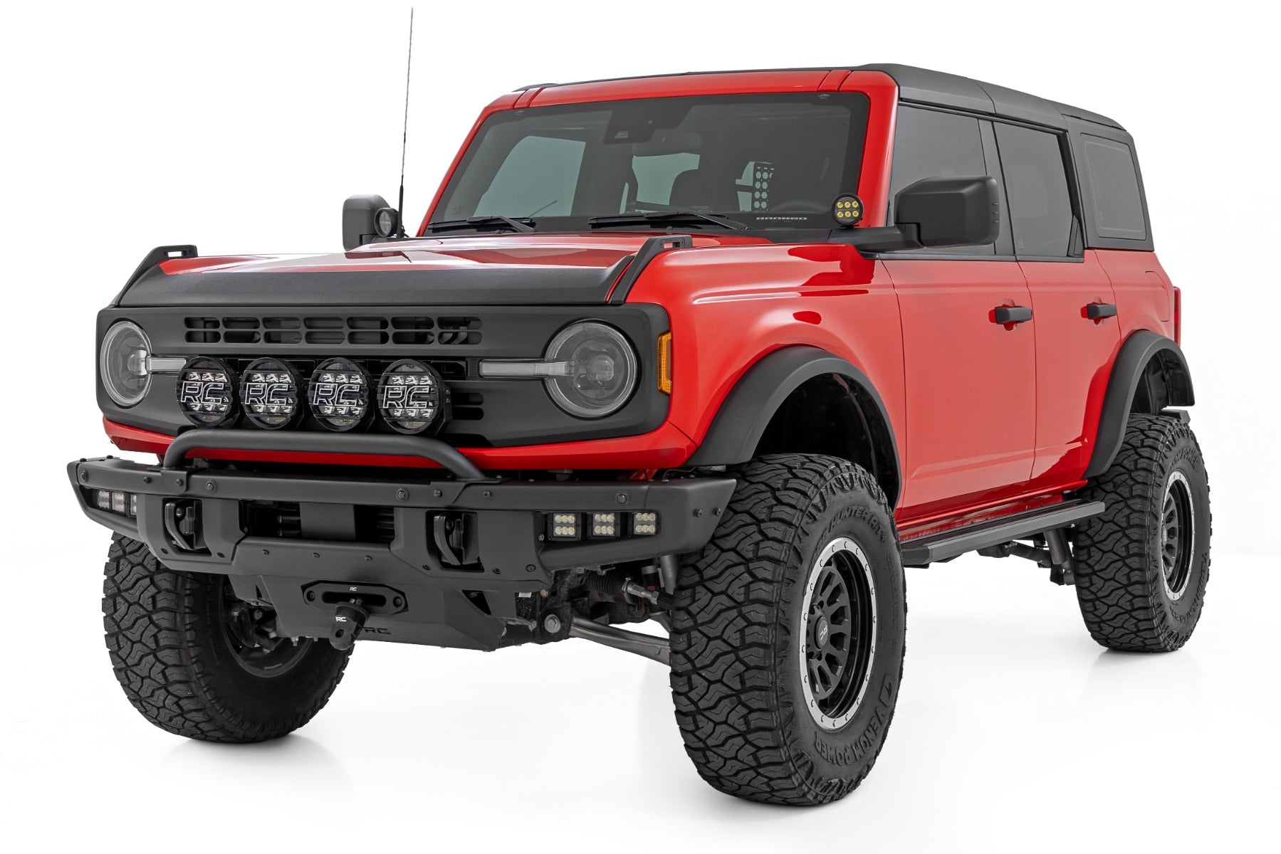 Multi-Color LED Running Boards | 4-Door | Ford Bronco 4WD (2021-2026) by Rough Country