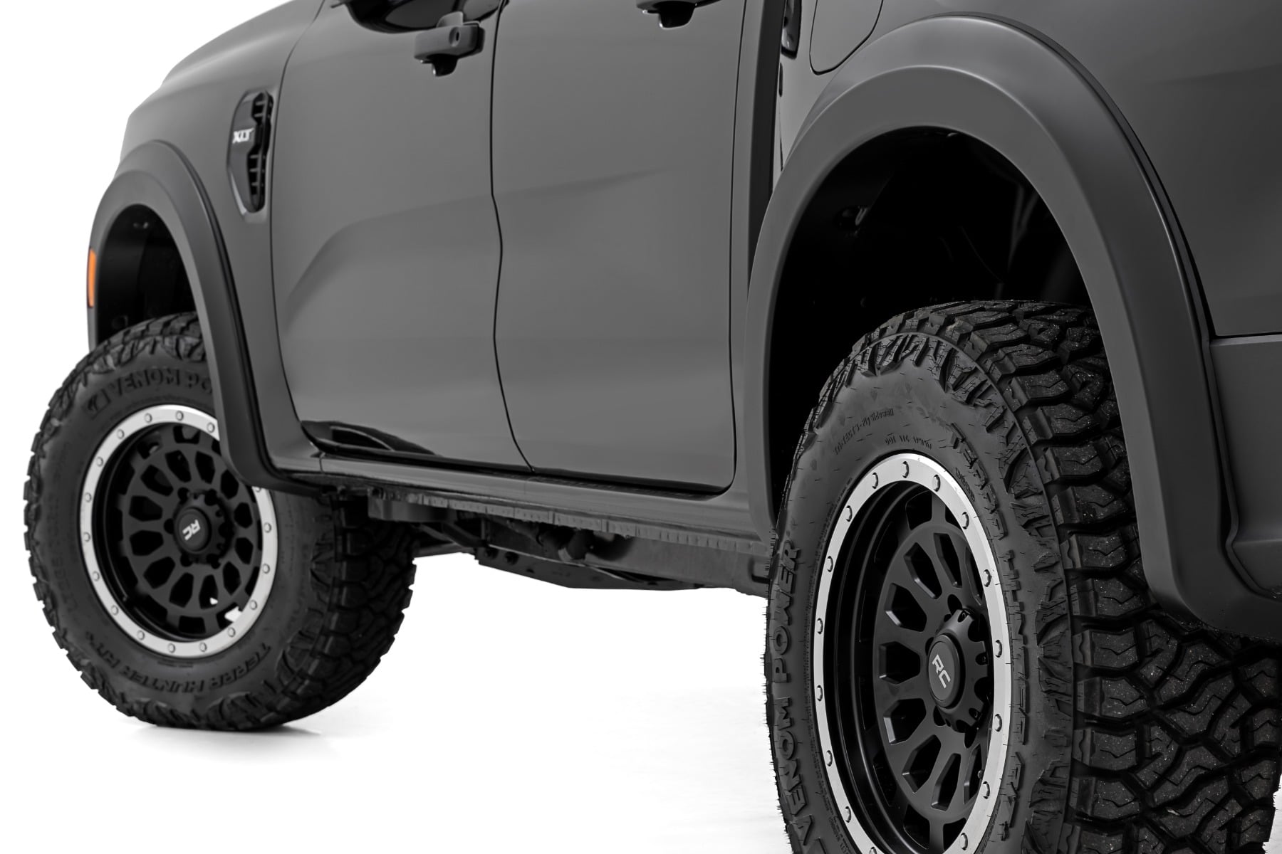 Sport Fender Flares | G1 Absolute Black | Ford Ranger 2WD/4WD (2024-2026) by Rough Country