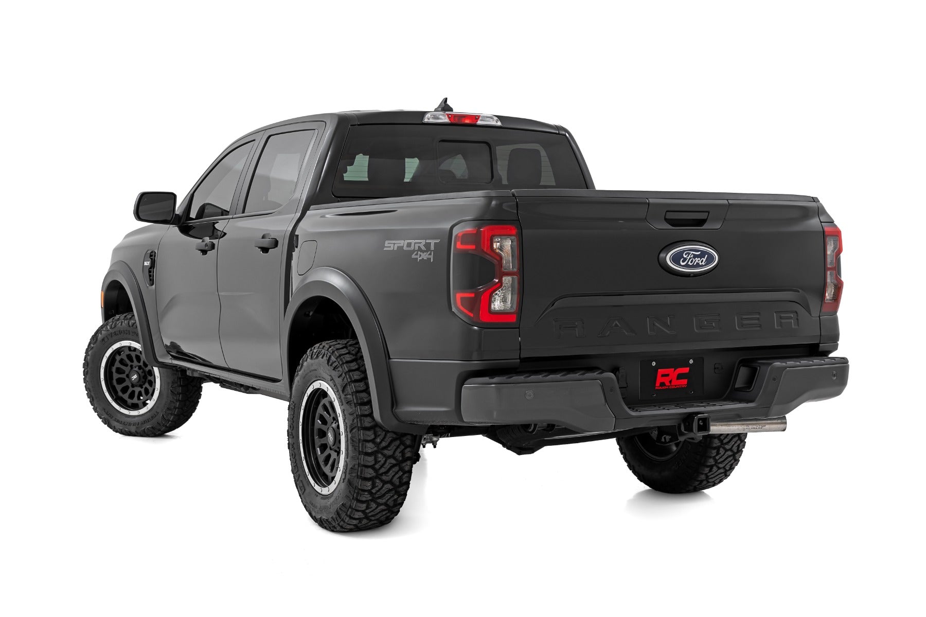 Sport Fender Flares | Ford Ranger 2WD/4WD (2024-2026) by Rough Country