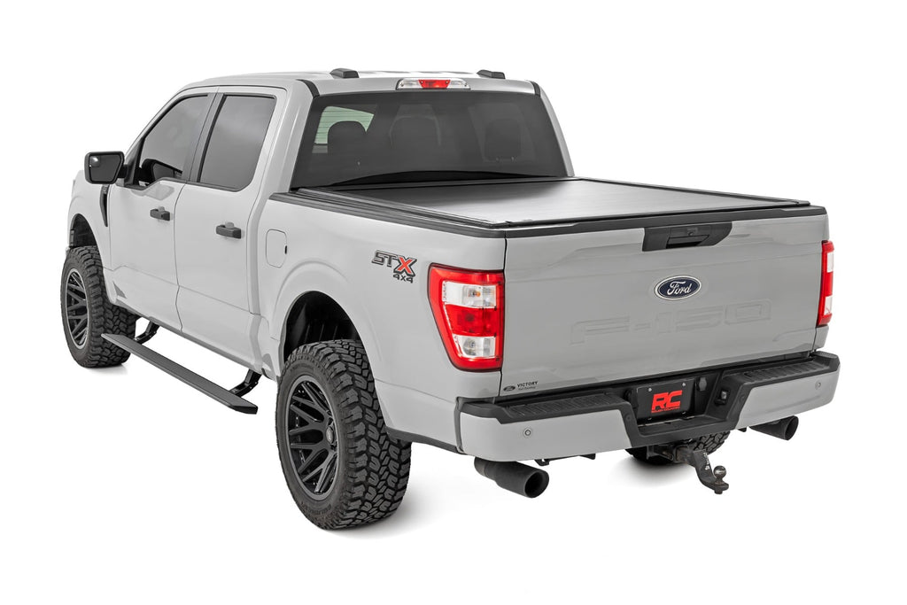 Power Running Boards | HT-Series | Crew Cab | Ford F-150/Lightning/F-250/F-350/Raptor (15-26) by Rough Country
