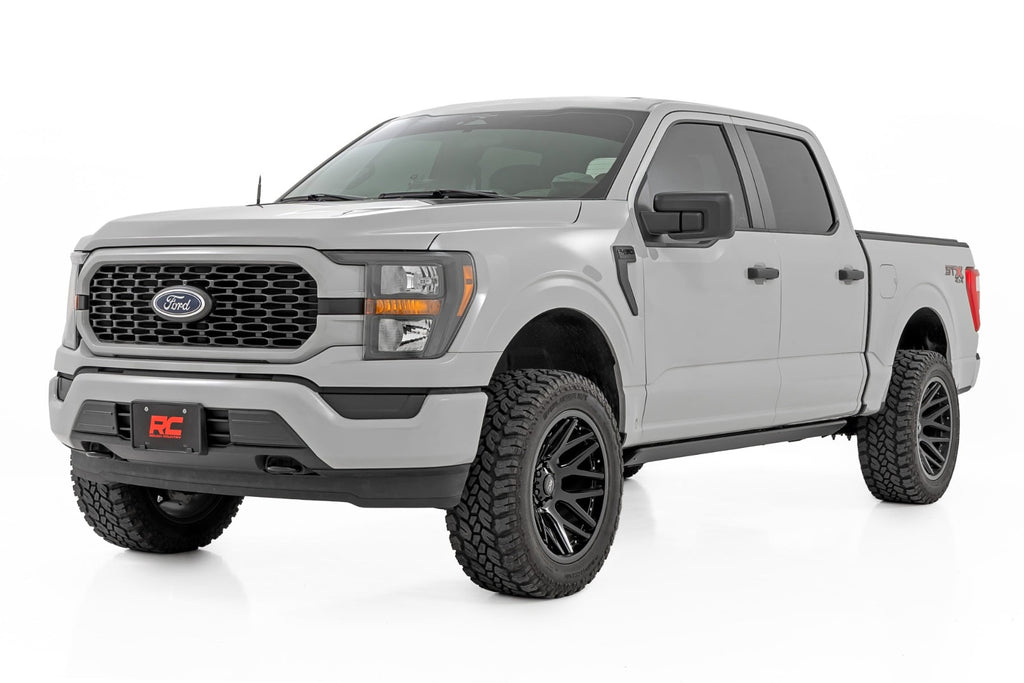 Power Running Boards | HT-Series | Crew Cab | Ford F-150/Lightning/F-250/F-350/Raptor (15-26) by Rough Country