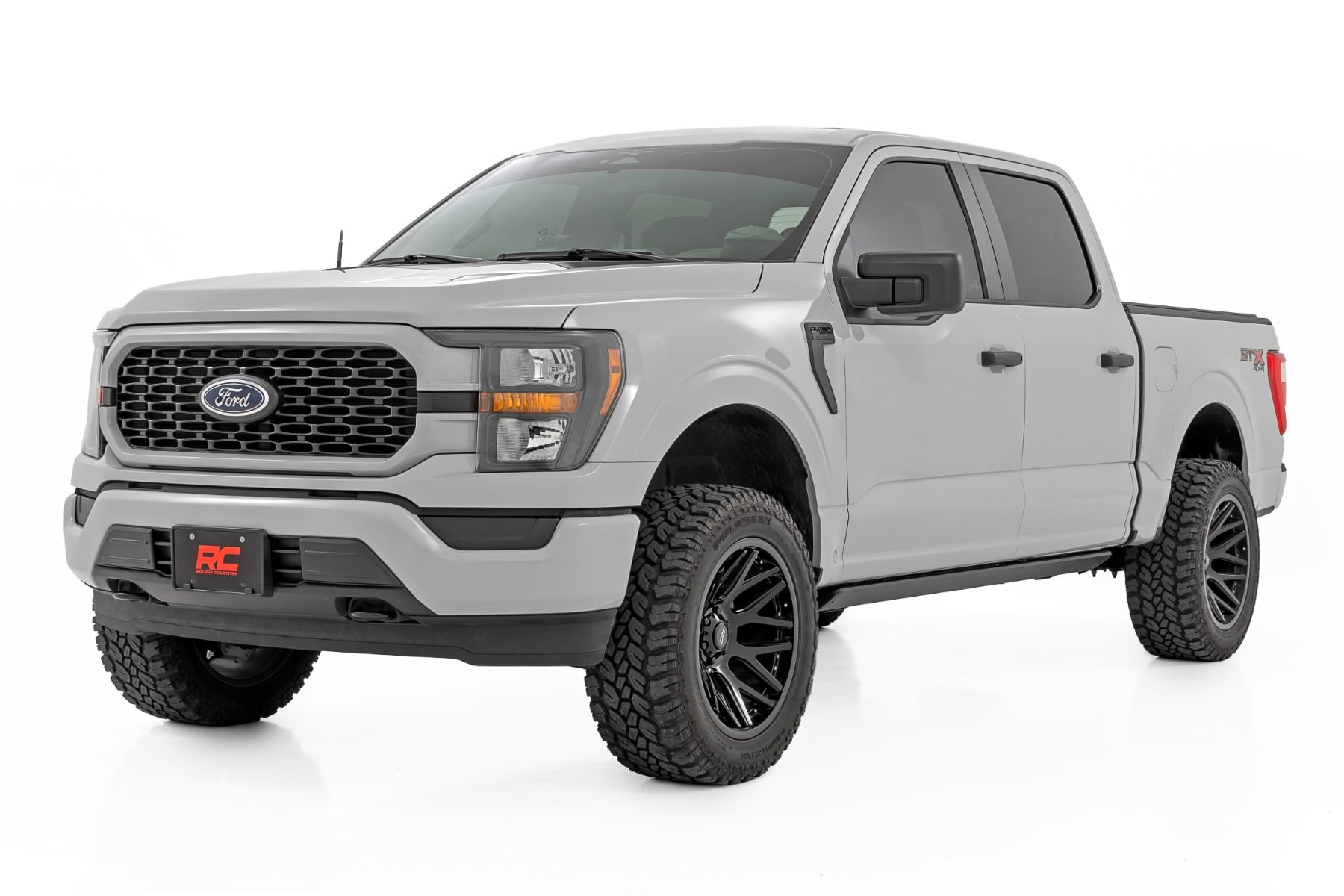 Power Running Boards | HT-Series | Crew Cab | Ford F-150/Lightning/F-250/F-350/Raptor (15-26) by Rough Country