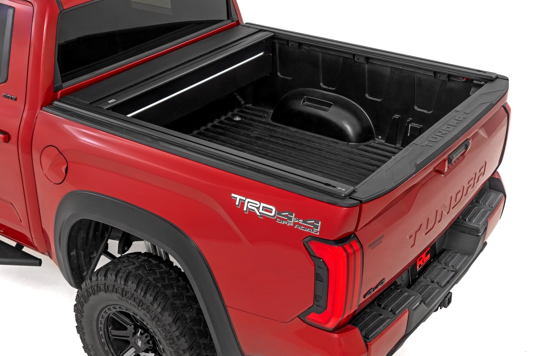 Powered Retractable Bed Cover | 5'7" Bed | Toyota Tundra 2WD/4WD (2022-2026) by Rough Country