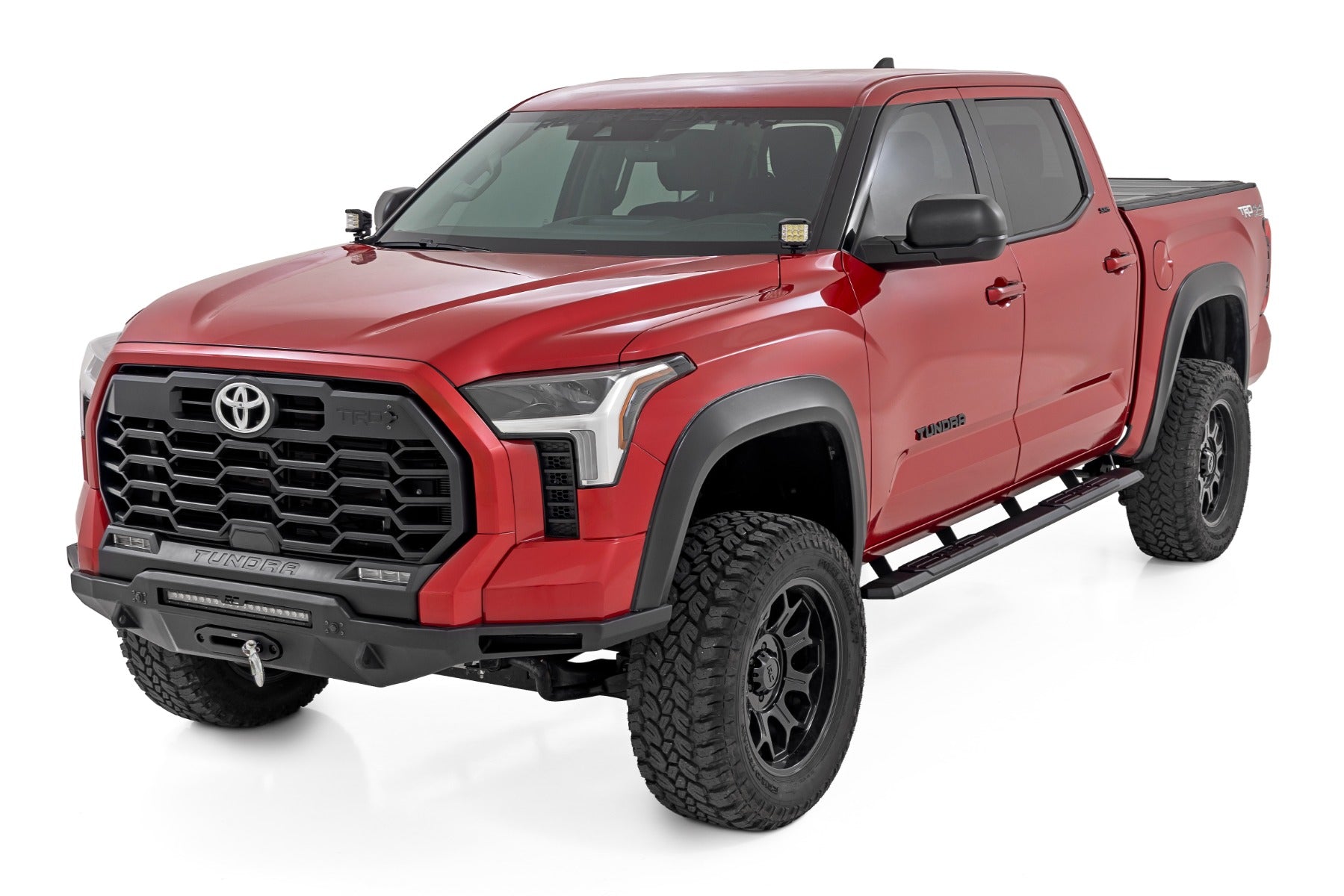 TR2 Running Boards | CrewMax | Toyota Tundra 2WD/4WD (2022-2026) by Rough Country