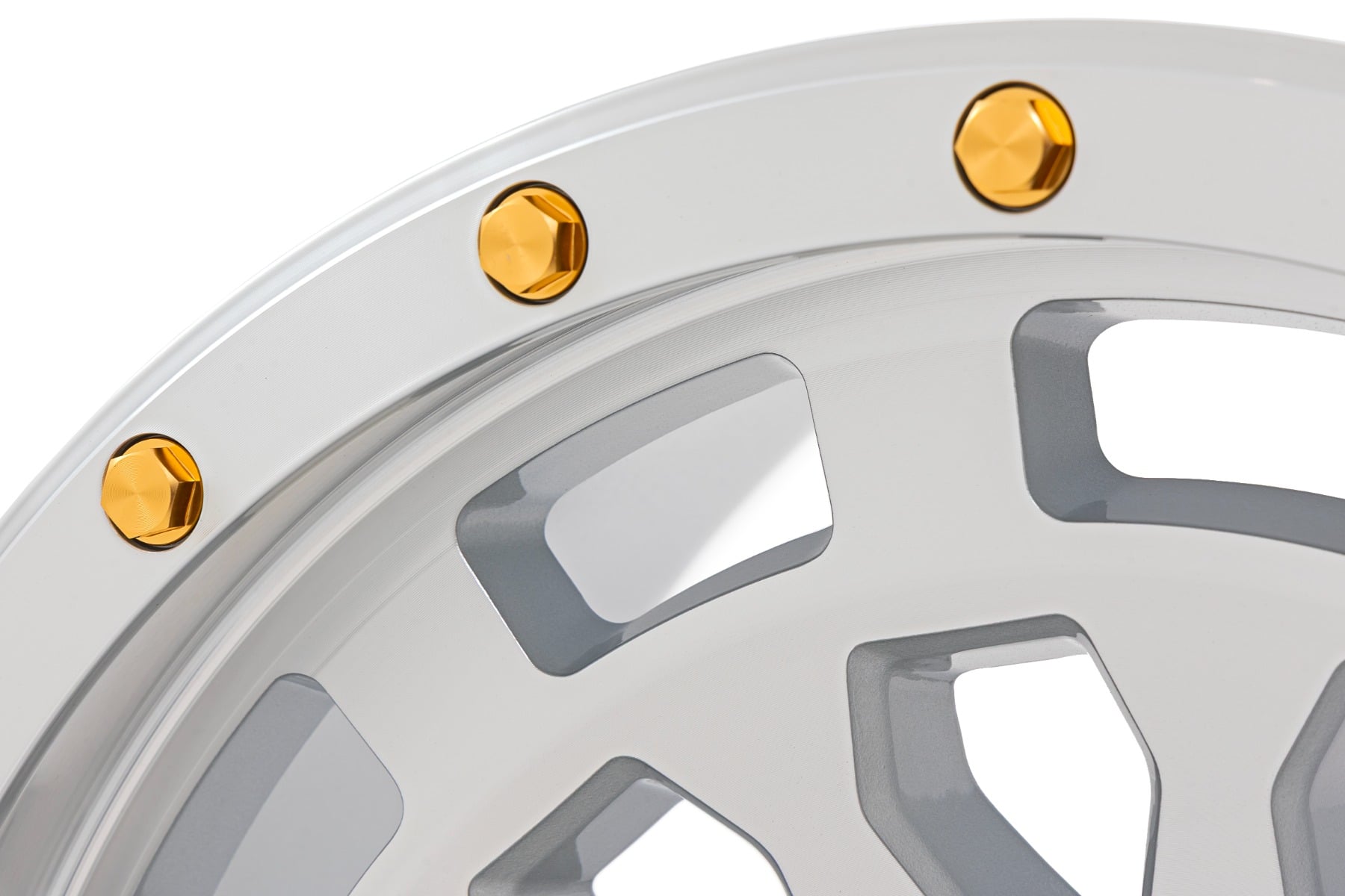 Rough Country 87 Series Wheel | Simulated Beadlock | Full Machine | 17x8.5 | 6x5.5 | +0mm by Rough Country