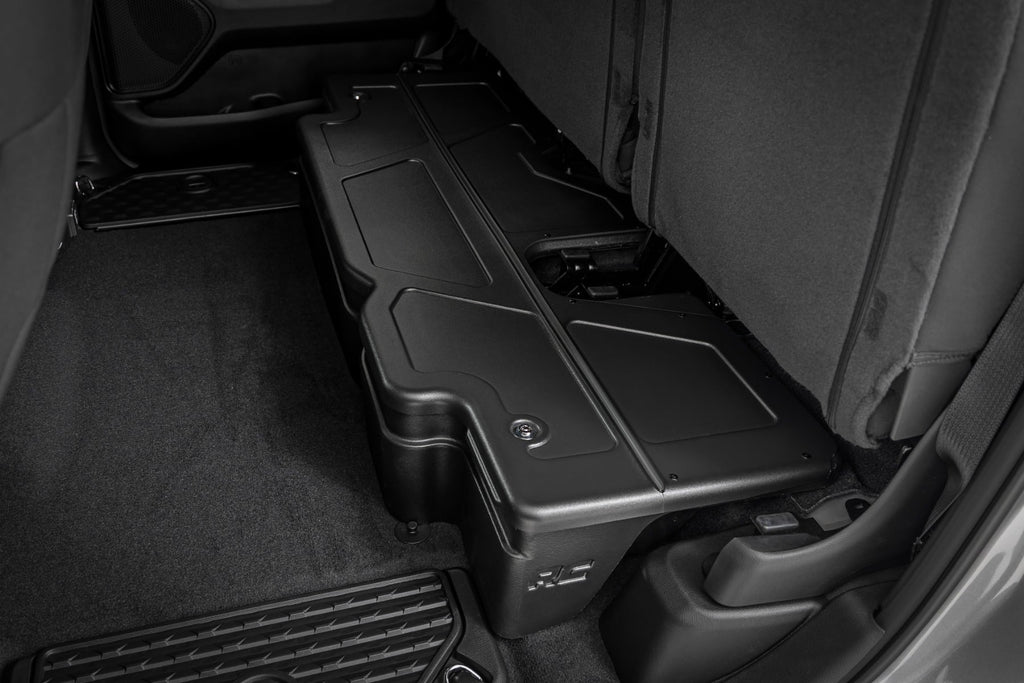 Under Seat Storage with Locking Lid | Crew Cab | Ram 1500 2WD/4WD (2019-2026) by Rough Country