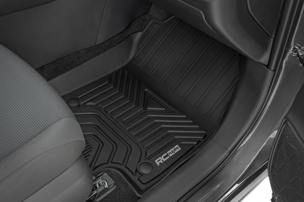 Flex-Fit Floor Mats | Front & Rear | Toyota RAV4 2WD/4WD (2019-2025) by Rough Country