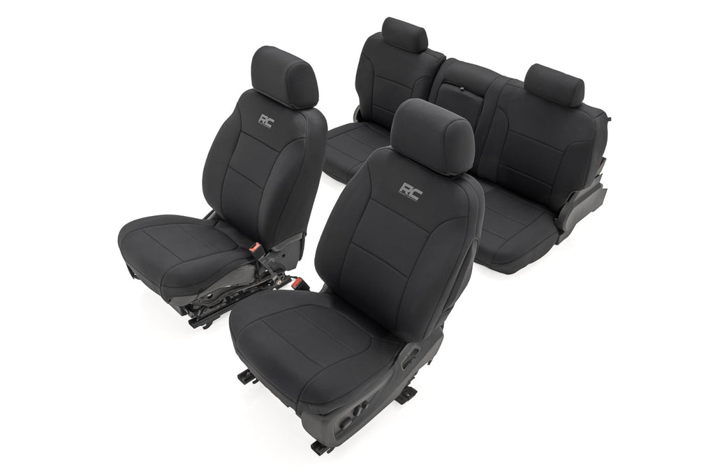 Seat Covers | FR Bucket & RR 60/40 Bench | Chevy/GMC 2500HD/3500HD (14-26) by Rough Country