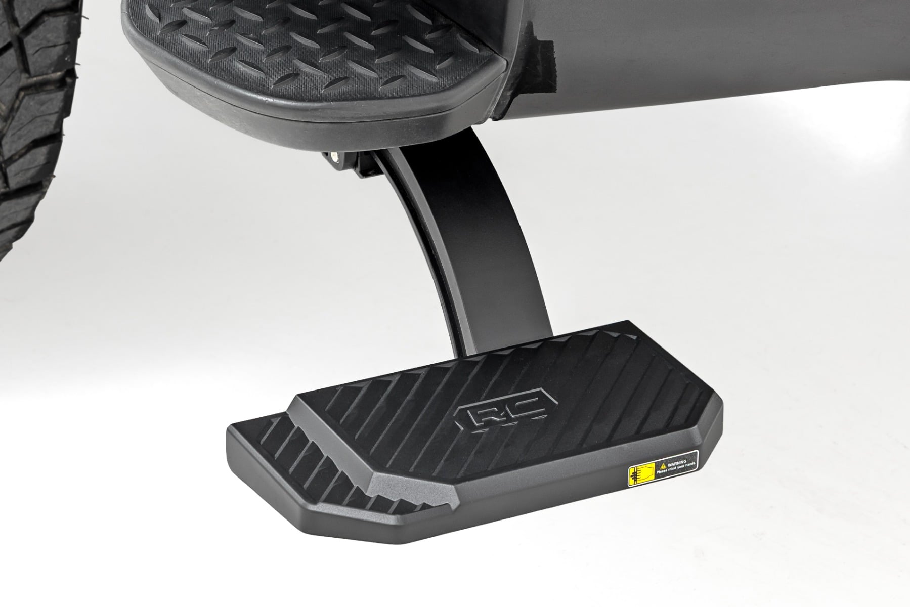 Retractable Bed Step | Manual Pull | Chevy/GMC 2500HD/3500HD (15-19) by Rough Country