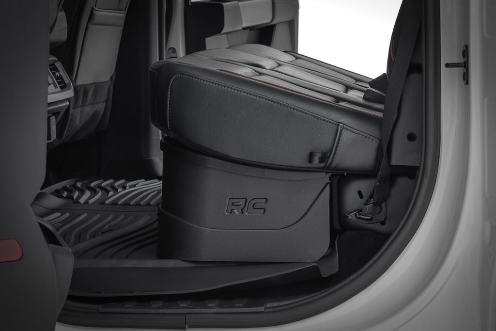 Under Seat Storage with Locking Lid | Ford F-150/F-250/F-350/Raptor (2015-2025) by Rough Country