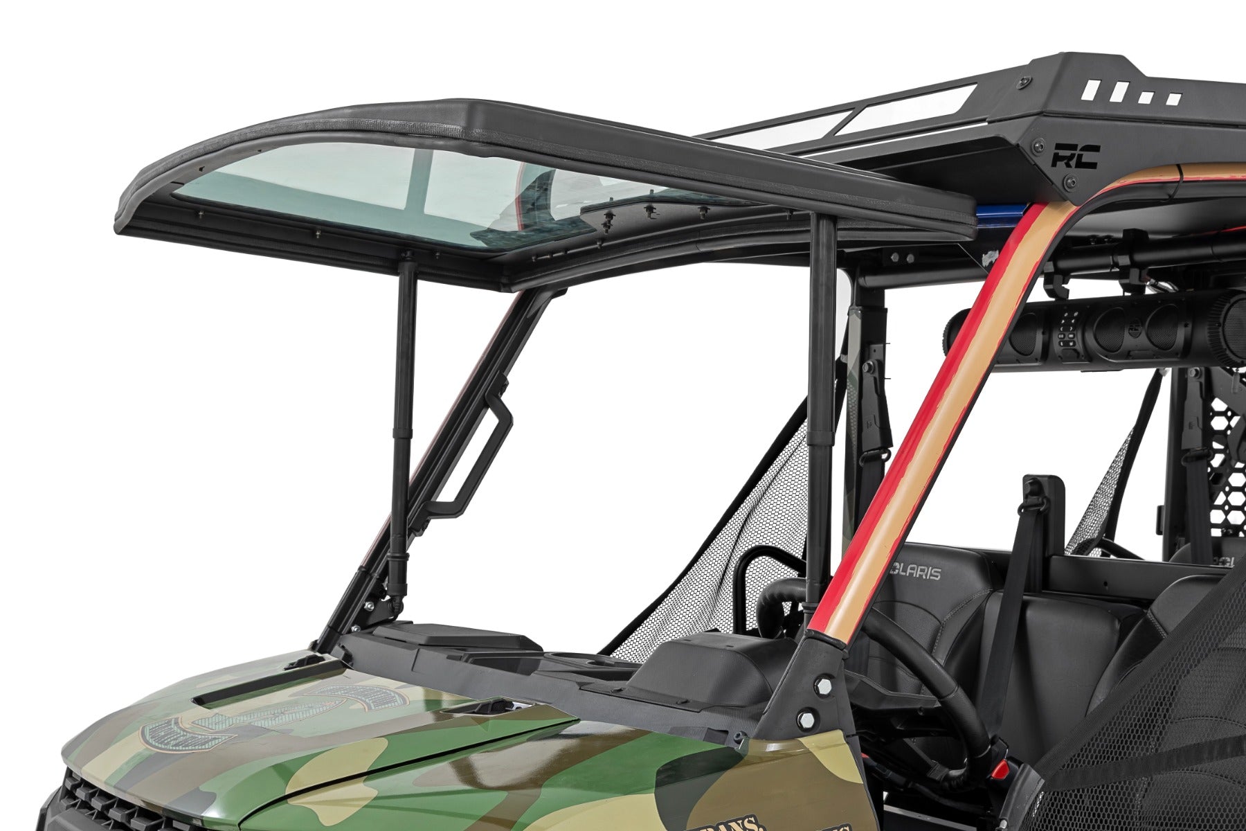 Electric Tilt Windshield | Glass | Formed Frame | Polaris Ranger XP 1000 by Rough Country