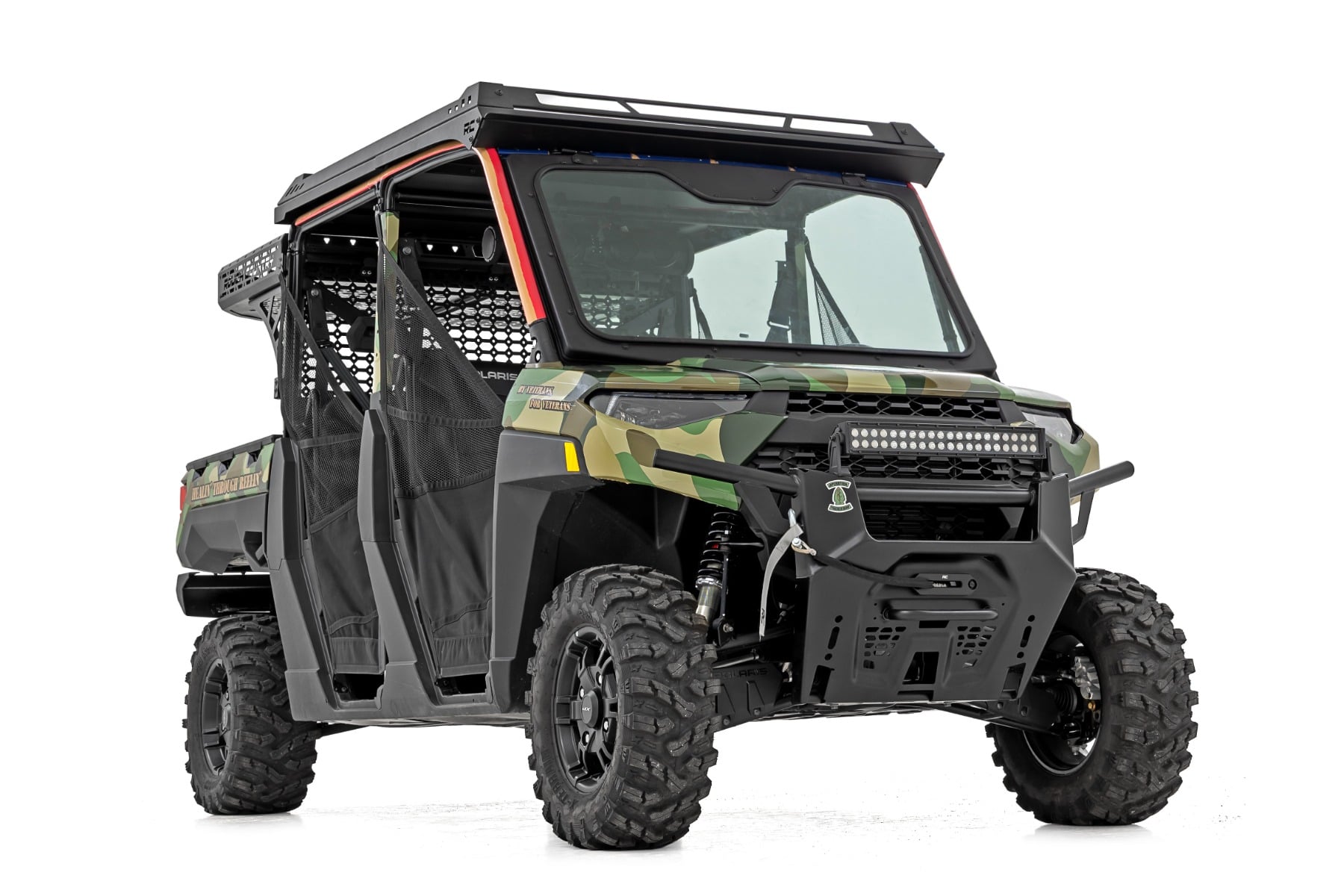 Electric Tilt Windshield | Glass | Formed Frame | Polaris Ranger XP 1000 by Rough Country