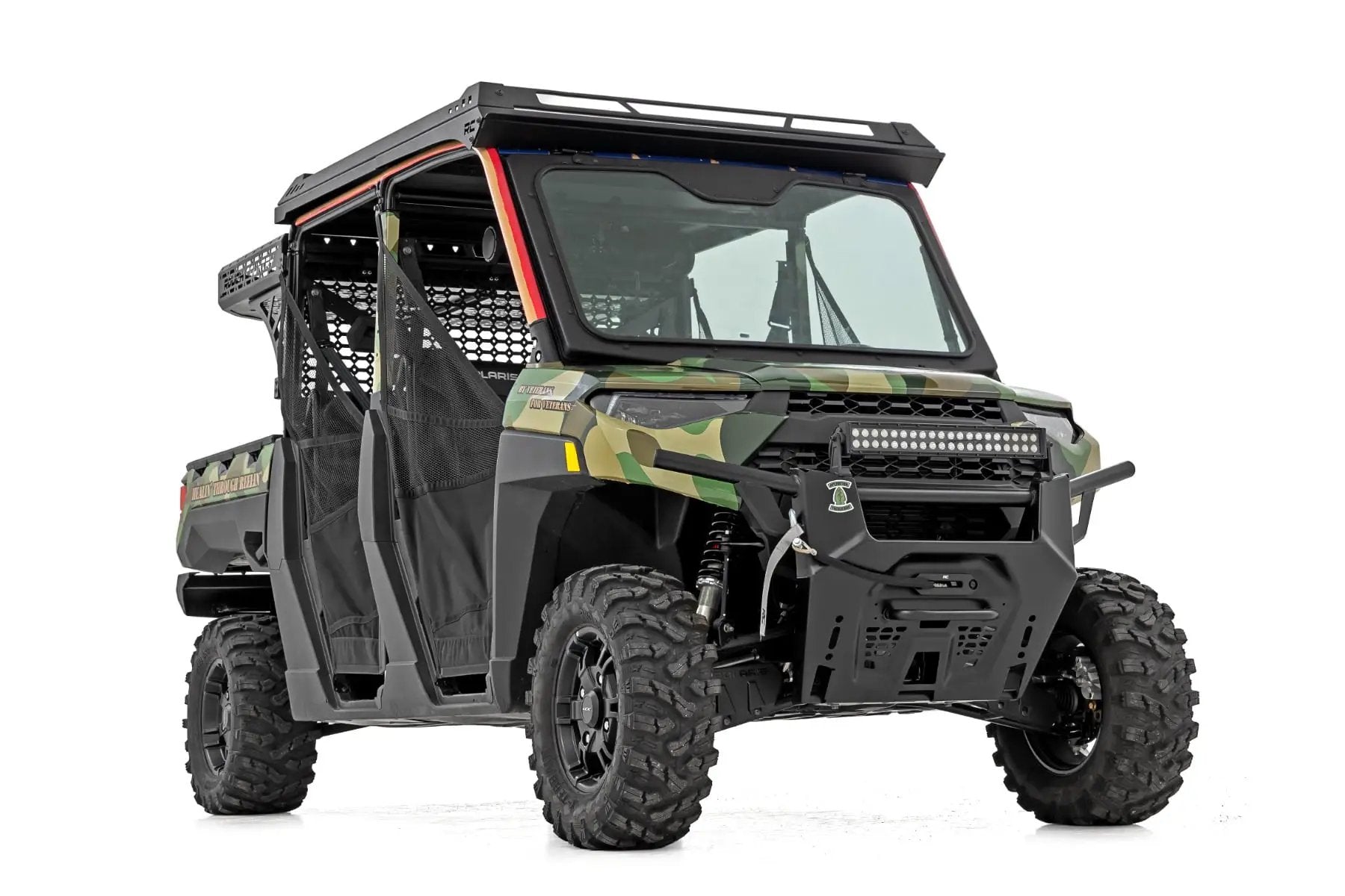 Electric Tilt Windshield | Glass | Formed Frame | Polaris Ranger XP 1000 by Rough Country