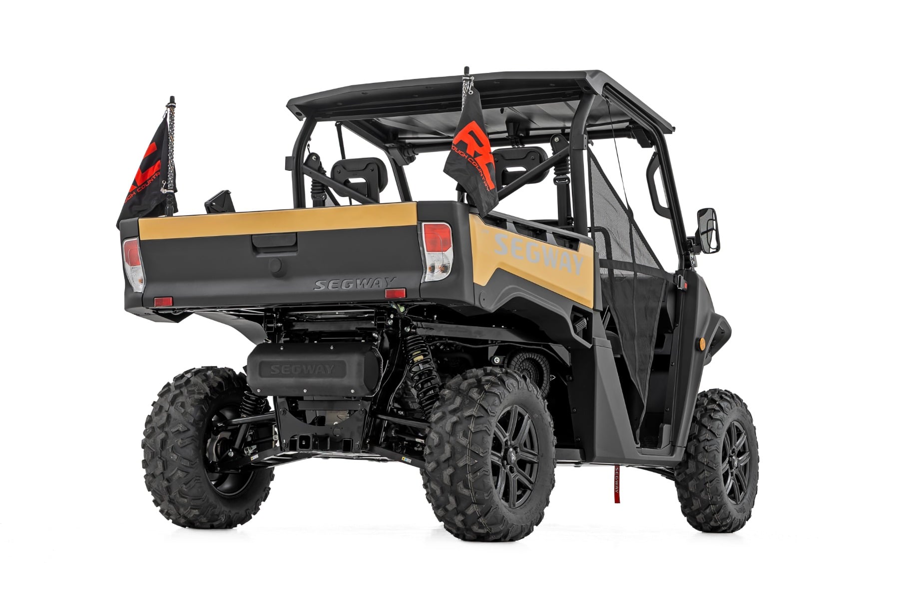 Whip Mount | 2' Multl-Color LED Whip Pair | Can-AM Defender/Segway by Rough Country